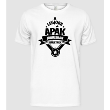 Pólómánia Szimla Csillagos Szülinapos Apa JÚNIUS - Férfi Alap póló férfi póló