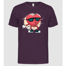 Pólómánia Szív DAB Floss Heart póló - Férfi Alap póló