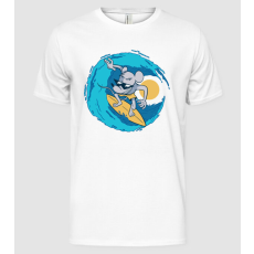 Pólómánia Szörfös Egér - Férfi Alap póló