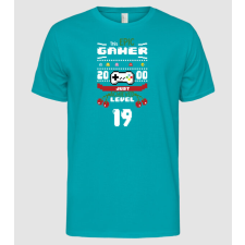 Pólómánia Szülinapos Gamer 19 - Férfi Alap póló férfi póló