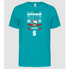 Pólómánia Szülinapos Gamer 2014 5 - Férfi Alap póló