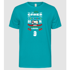 Pólómánia Szülinapos Gamer 2016 3 - Férfi Alap póló