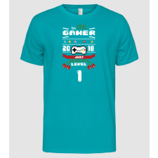 Pólómánia Szülinapos Gamer 2018 1 - Férfi Alap póló férfi póló