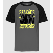 Pólómánia Szuperhős szakács - Férfi Baseball Póló férfi póló