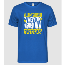 Pólómánia Szuperhős villanyszerelő - Férfi Alap póló férfi póló