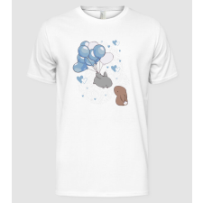 Pólómánia Te vagy a szívem dallama nyuszik - Férfi Alap póló férfi póló