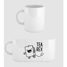 Pólómánia Tea rex - Fehér Bögre 3dl bögrék, csészék