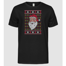 Pólómánia Télapó Ugly Sweater - Férfi Alap póló