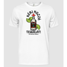Pólómánia Tequila és citrom tequila fekete - Férfi Alap póló