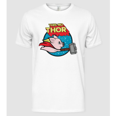 Pólómánia ThisNoThor retro koptatott - Férfi Alap póló