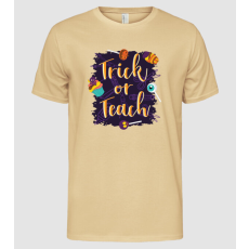 Pólómánia Trick or Teach Halloween Tanároknak - Férfi Alap póló