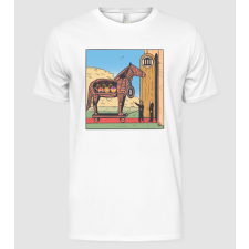 Pólómánia Trójai Faló Bitcoin - Férfi Alap póló férfi póló