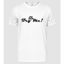 Pólómánia try me - Férfi Alap póló férfi póló