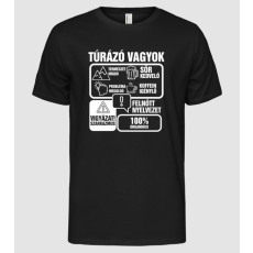 Pólómánia Túrázó vagyok - Férfi Alap póló