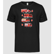 Pólómánia Tűzoltó autók - Férfi Alap póló