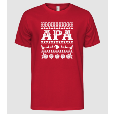 Pólómánia Ugly sweater apa - Férfi Alap póló férfi póló