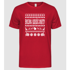 Pólómánia Ugly sweater Boldog karácsonyt! - Férfi Alap póló férfi póló