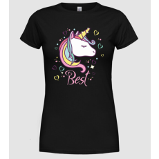 Pólómánia Unicorn Best - Női Kerek nyakú Póló
