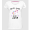 Pólómánia Unicorn Queens are born - December - Női Prémium Kerek Nyakú póló