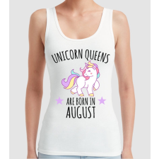 Pólómánia Unicorn queens are born in - August - Női Trikó női póló