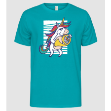 Pólómánia Unikornis Kürt - Férfi Alap póló férfi póló