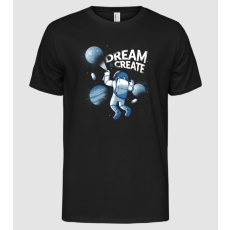 Pólómánia Űrhajós Graffiti - Férfi Alap póló