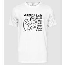 Pólómánia Valentines day fuuuu - Férfi Alap póló férfi póló