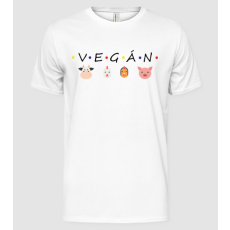 Pólómánia Vegan friends - Férfi Alap póló