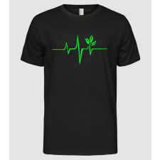 Pólómánia vegan_heartbeat - Férfi Alap póló férfi póló