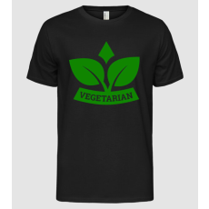 Pólómánia Vegetarian badge 1 - Férfi Alap póló