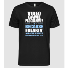 Pólómánia Video game Programmer - Férfi Alap póló