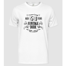 Pólómánia Vintage Dude - 50 - Férfi Alap póló férfi póló