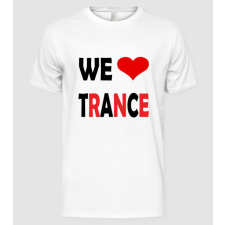 Pólómánia We Love Trance - Férfi Alap póló férfi póló