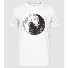 Pólómánia Yin Yang Lovas - Férfi Alap póló férfi póló