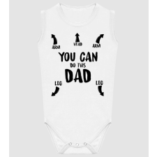 Pólómánia You can do this dad baba body - Ujjatlan baba body gyerek póló