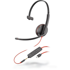 Poly Blackwire 3215 USB-C/A (8X227AA) fülhallgató, fejhallgató