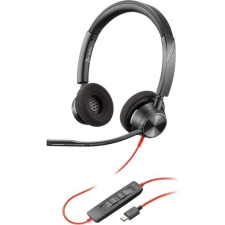 Poly Blackwire 3320-M Binaurales USB-C (214013-01) fülhallgató, fejhallgató