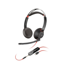 Poly Blackwire 5220 USB-C/USB-A (8X231AA) fülhallgató, fejhallgató
