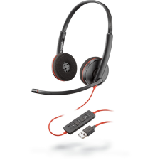 Poly BLACKWIRE C3220 USB-A (209745-201) fülhallgató, fejhallgató