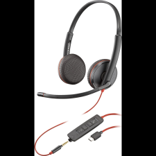 Poly Blackwire C3225 Stereo (80S04A6) fülhallgató, fejhallgató