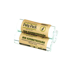Poly-Pack Poly Pack lebomló PLA szemeteszsák 30L - 50*60cm, 10db/tek tisztító- és takarítószer, higiénia