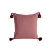  Poly pompon párnahuzat Rózsaszín 45x45 cm