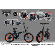Polymobil E-MOB28 Elektromos kerékpár Fatbike összecsukható foldable elektromos kerékpár