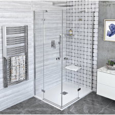 Polysan FORTIS LINE szögletes zuhanykabin 1000x1400mm, sarokbelépős kád, zuhanykabin