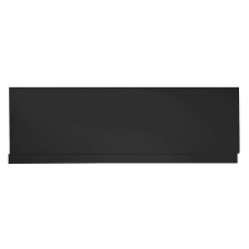 Polysan PLAIN NIKA előlap, 160x59cm, matt fekete fürdőkellék