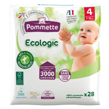 Pommette Ecologic öko pelenka 4 maxi (7-18kg) 28db pelenka