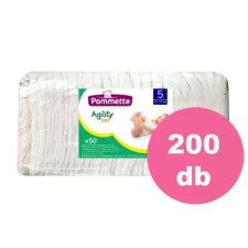 Pommette pelenka 5, Agility Dry, 11-25 kg, 4x50 db pelenka