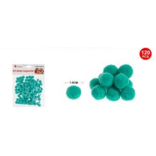  POMPOM KÉKES ZÖLD 1CM 120DB-OS kreatív és készségfejlesztő