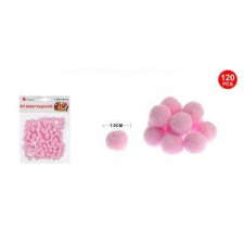  POMPOM VILÁGOS RÓZSASZÍN 1CM 120DB-OS kreatív és készségfejlesztő
