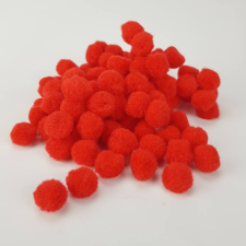 Pompon 1,5cm 20db/cs. piros dekorációs kellék
